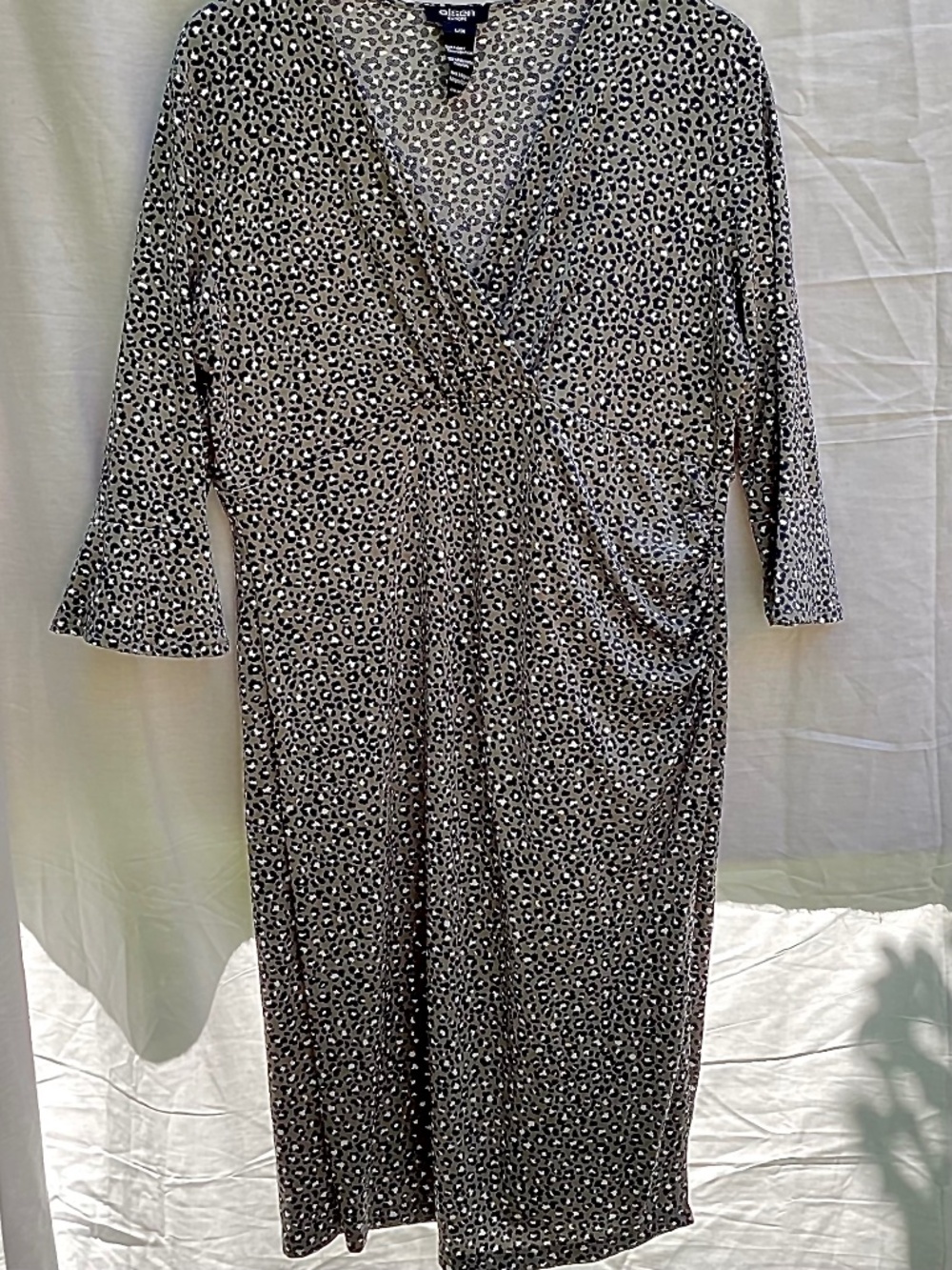 fitted knee length dress